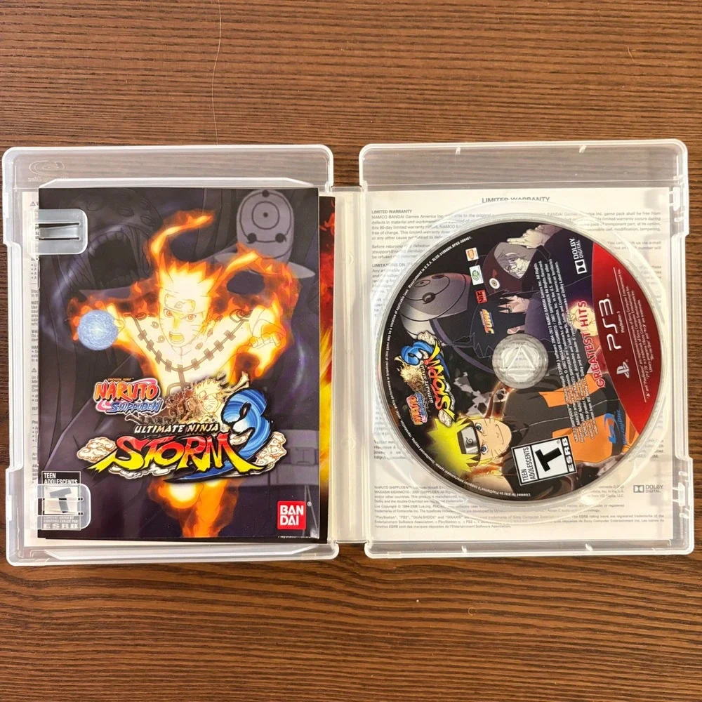 Namco Naruto Shippuden Ultimate‎ Ninja Storm 3 PS3 One Size Multi Excellent 3D